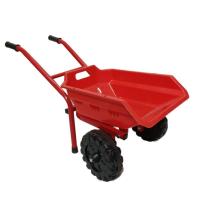 大号双轮沙滩玩具小推车工程车翻斗车仿真工程车 红色大号双轮裸车（不推荐）