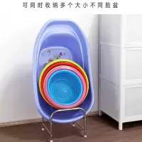 【加厚】不锈钢伸缩沥水篮沥水架水槽沥碗架水果洗菜篮置物架 加厚单层脸盆架
