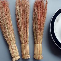 刷锅炊帚油刷木柄用品洗碗家用农村高粱锅碗老式神器手柄硬a清洁 高粱苗炊帚(单个)