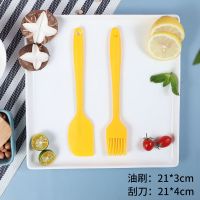 家用耐高温油刷不掉毛烧烤刷油刷子厨房烙饼硅胶刷烘焙工具小刷子 [随机颜色] [特价款]小号油刷 3只装