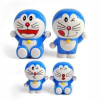 叮当猫蛋糕装饰摆件蓝胖子哆啦A梦4只机器猫儿童生日蛋糕摆件玩偶 2套叮当(8只)