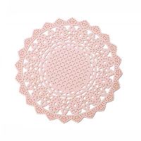 家用硅胶耐热隔热餐垫 可水洗防烫防滑餐垫杯垫桌盘垫锅垫碗垫 杏色(3片装) 小号(15CM)