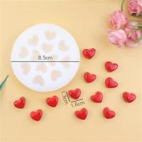 情人节爱心蛋糕装饰硅胶模具心形翻糖硅胶模具diy模具 款3