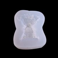 DIY水晶滴胶硅胶模具 手工饰品捂脸熊捂嘴熊捂耳熊挂件吊坠车载装 捂眼熊模具