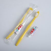 宾馆一次性洗漱用品 牙刷牙膏 旅店民宿客房专用 二合一牙具批发 opp空心牙具 400套