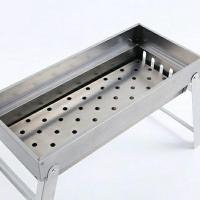 烧烤炉抽拉木炭烧烤炉家用木炭烤炉烧烤炉户外烧烤架全套加厚 长36宽20带腿无网