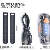 钓鱼鱼竿感应挂饵灯夜钓白光LED充电自动饵料拉饵灯钓鱼装备 渔具 颜色随机 体验装一套