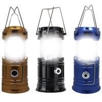 超亮露营灯太阳能野营灯手提灯帐篷灯马灯手电筒矿灯探照灯钓鱼灯 单白光5800黑色外壳马灯1套