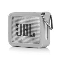 JBL GO2无线蓝牙小音箱硅胶保护套防摔金砖二代音响便携收纳包 灰色镂空款+送挂钩