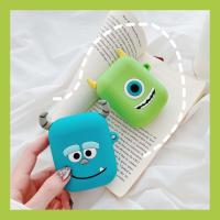 数码零钱包 钥匙有线耳机收纳包数据线充电器收纳盒便携可爱硅 驼色 小号包圆形bu郎熊