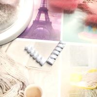 电脑充电线保护绳MAC笔记本数据线保护套苹果华为小米电源线保护 白螺旋4个