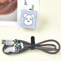 vivo iQOO Z3数据线保护套 x6 0Pro+充电器缠绕线绳器卡通防折断 iQOO z3(55W) 暴力熊贴纸+