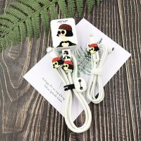 OPPO R15X A7X A9 A83 A11X数据线保护套A7/K1充电线保护绳缠绕线 纯白萝莉 普通套装