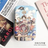 充电宝数据线收纳包多功能可爱卡通保护袋充电器耳机盒移动硬盘 16*10cm海贼王合集