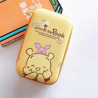 新款卡通充电宝收纳包移动电源硬盘数据耳机线充电器子头整理盒子 充电宝长方包 蜜蜂维尼熊与猪