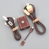 小米10青春版/note8pro/k20雪糕数据线保护套18W充电器耳机缠绕绳 布朗熊 普通套装