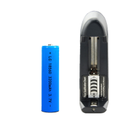 小风扇电池18650锂电池充电器3.7V 4.2V通用唱戏机收音机强光手电 尖头 1节18650电池（不含充电器）