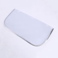 PVC安全帽支架面屏隔热耐油防酸碱防冲击防飞溅电焊面罩电焊面罩 单独一张透明PVC镜片