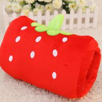 [超暖和]可爱暖手捂筒 可插手抱枕 毛绒玩具小布娃娃女暖手宝 草莓暖手捂