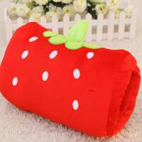 可爱暖手抱枕手捂睡觉插手抱枕成人儿童学生暖手宝午睡枕头靠枕 草莓暖手捂 无充电功能无热水袋