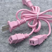 通用款二孔暖手宝电源线热水袋两孔充电线两孔电暖宝宝充电器插头