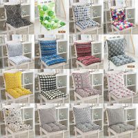 连体坐垫女教室椅子椅垫办公室座垫靠垫坐垫一体加厚学生屁股垫 颜色随机[连体可拆分款座垫]