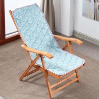 [只卖坐垫]秋冬加厚躺椅坐垫摇摇椅垫子折叠椅靠椅沙发坐垫家用 45x120布垫(颜色随机)不含椅子