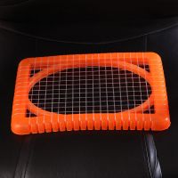 夏季透气制衣车间服装厂员工坐垫夏天散热木板凳子学生椅子屁股垫 塑料尼龙(颜色随机) 25*34cm