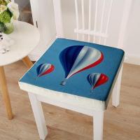 坐垫卡通坐垫四季海绵垫椅子垫厚度海绵垫增高垫练车坐垫网吧坐垫 热气球 40*40*3cm