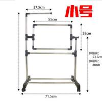高底随意调超厚大号绣架不锈钢十字绣架可调立式十字绣框架子绣绷 小号不锈钢绣架双用