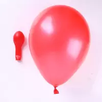 10寸 加厚 珠光 气球 婚房布置 喜庆装饰生日布置圆形气球派对用 10寸珠光加厚 红色 100个 无赠品