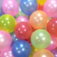 毕业装饰珠光气球婚庆婚礼婚房装饰成人儿童生日派对加厚气球装扮 120克珠光气球混色 气球50个-不含其它只是气球