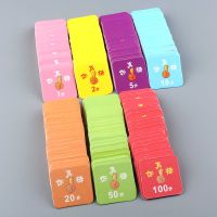 双面方形积分卡 幼儿园小学生奖励用品激励积分卡片 创意激励卡片 7种分值各100个(不含负分)双面