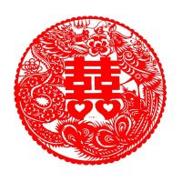 静电贴喜字婚房装饰布置 卡通窗花婚礼门贴双喜子创意结婚庆用品 27**27cm喜字静电贴 龙凤喜字(40张)