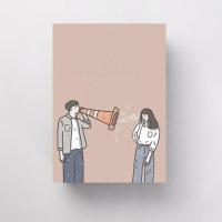 卡通插画围巾盒子情人节礼盒鞋子礼盒男生款空盒ins 新款 16*10*6(单空盒)