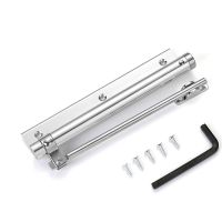 优质大号家用闭门器 轻型自动关门器 隐形门可调节缓冲简易闭合器 大号豪华款亮光色