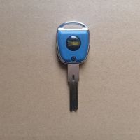 LZH-A45 彩色个性带夜光款防盗门备用钥匙胚 金属铜材质钥匙坯 蓝色单独一个