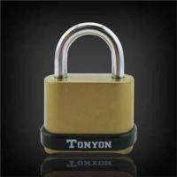 密码挂锁轮家用学生迷你户外通用型健身房宿舍防盗防砸防撬锁 四轮短梁