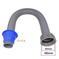 厨房水槽40-50下水道防臭下水管排水管单螺纹塑料软管下水器配件 45/48单螺纹0.3米+防臭塞