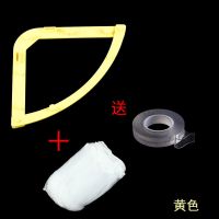 厨房水槽过滤网一次性三角沥水架剩饭剩菜残渣水槽过滤网沥水篮 魅力黄 50只沥水网[老客户.专享]补充用