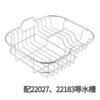 摩恩沥水篮304不锈钢厨房水槽洗菜篮伸缩滤水篮23701 54573 23705 23705[可配22027水槽]
