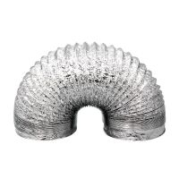 油烟机排烟管加厚家用厨房浴霸排气管铝箔管抽油烟机管道管子烟管 1米 80[送卡箍+铝箔胶带2米]