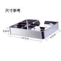 加厚304不锈钢免打孔香皂碟肥皂盒沥水壁挂式手机置物收纳架 特厚201不锈钢1个装 打孔(配螺丝)
