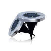 [买3送1]太阳能灯户外防水LED太阳能地埋灯庭院装饰草坪灯 4LED 白光