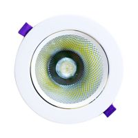 LED天花射灯5W7W12W客厅过道开孔7.5牛眼灯电视背景墙嵌入式射灯 白色款白光（6000K） 5瓦开孔5.5-6