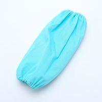 花布袖套防晒手臂套成人工作劳保家务耐脏防脏加长男女套袖 纯色普通套袖 25cm3双