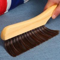 大号软毛木柄扫床刷子家用床刷除尘刷卧室去灰笤帚除尘防静电刷子 精品松木床刷[小号]1个装