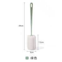 家用洗杯刷洗杯子神器刷水杯清洁刷长柄奶瓶刷无死角洗茶杯海绵刷 绿色%1个装