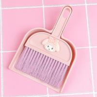 迷你桌面小扫把簸箕套装可爱家用小笤帚扫床儿童小扫帚组合垃圾铲 美乐蒂 小簸箕套装