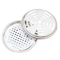 不锈钢蚊香架创意蚊香托盘家用香炉盘檀香接灰盘蚊香炉带盖多功能 本色普通款1个